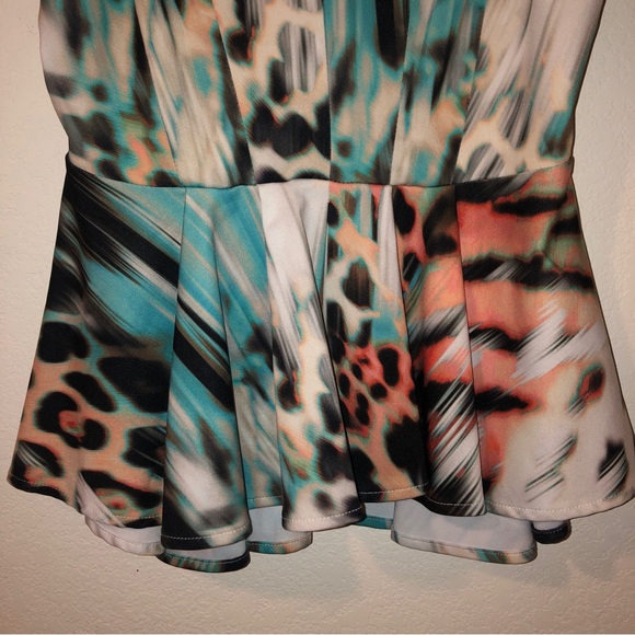 BEBE SEXY MULTICOLOR TOP - Picture 3 of 7